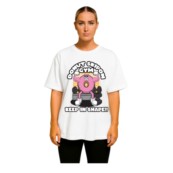 Producto - Remera Oversize Unisex Donut Gym