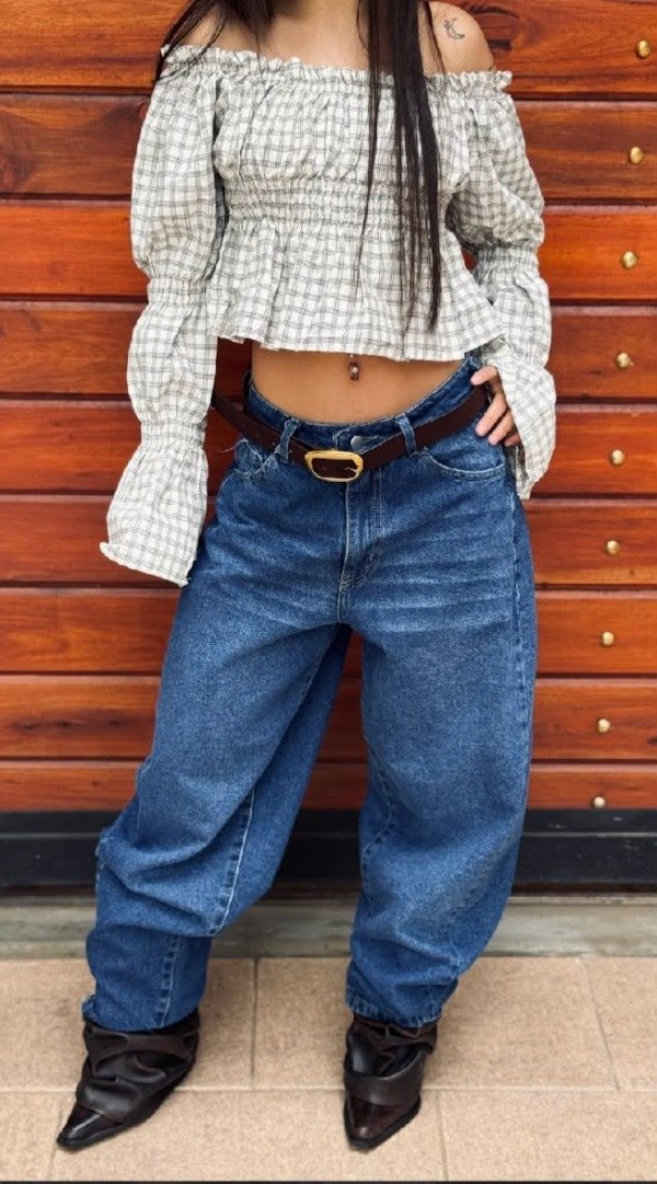 Producto - jean barrel azul