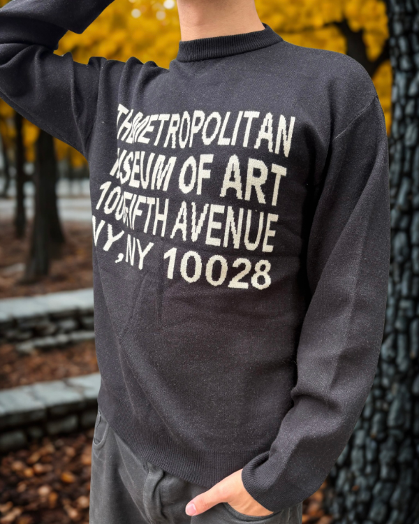 Producto - sweater jackard c/red metropolitan negro