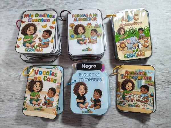 Producto - Kit de 6 Llaveros Didácticos, Material en formato (PDF)