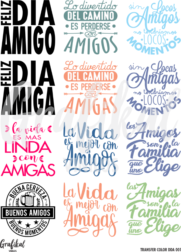 Producto - Transfer Color Dia del Amigo 001