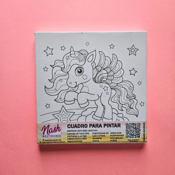 Producto - Bastidores para Pintar 20x20 cm Animales