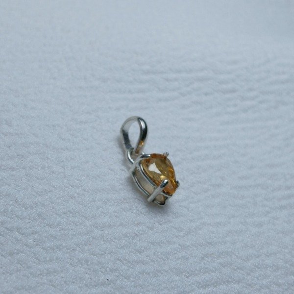 Producto - Dije Plata 925 con topacio imperial gota - 1
