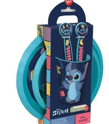 Producto - SET PLATOS Y VASO LILO Y STITCH 5PZAS