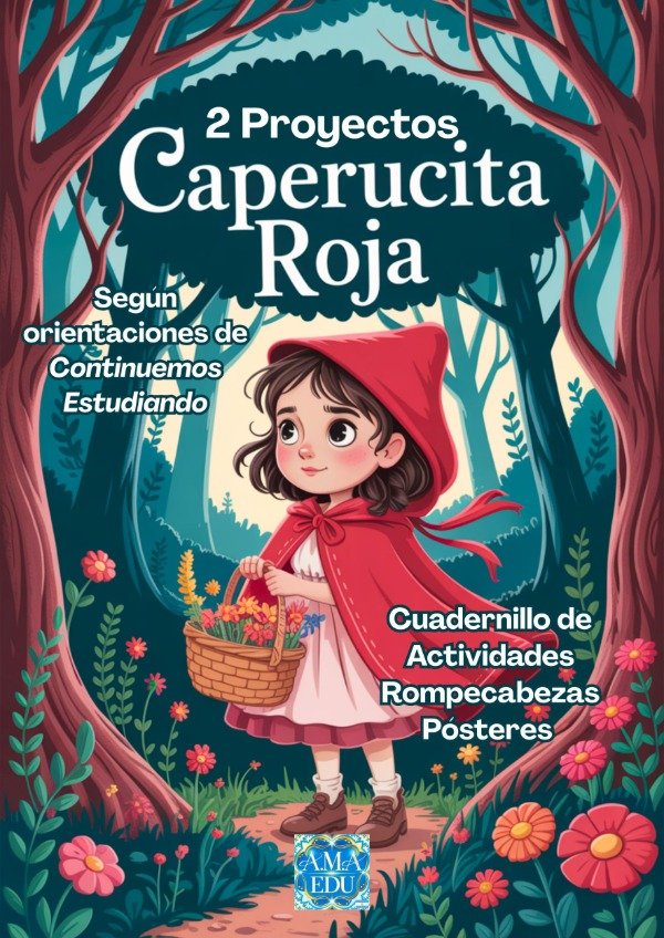 Producto - 2 Proyectos + Recursos CAPERUCITA ROJA