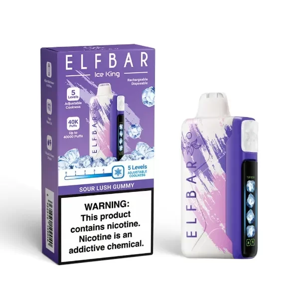 Producto - ElfBar Ice King 40.000 Puff Sour Lush Gummy