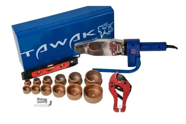 Producto - Termofusora Tawak 1500 W + 6 Boquillas + Maletin