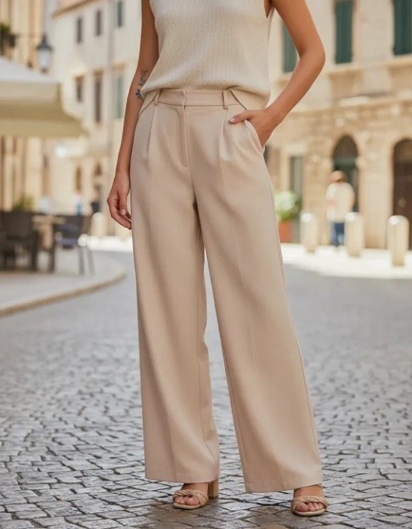 Producto - Pantalón Sastrero Camila Camel - 2