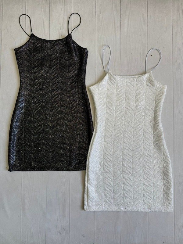 Producto - [7880] Vestido cordon tejido lurex