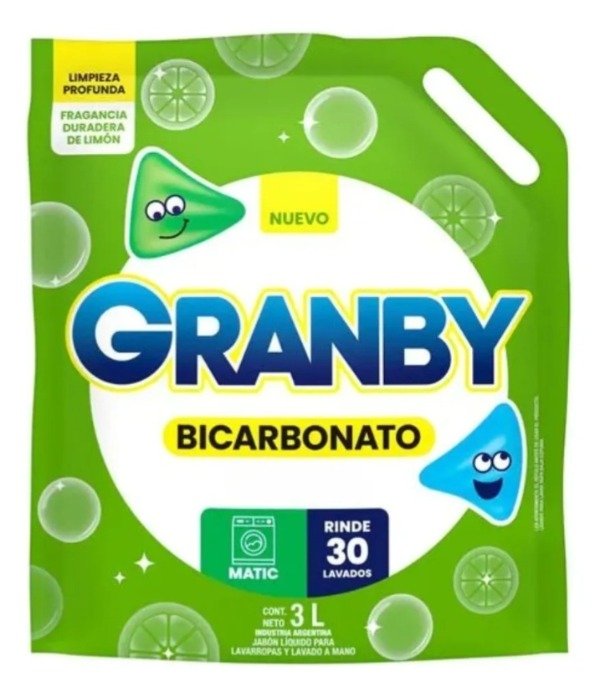 Producto - Jabón Liquido Granby Limón 3 litros