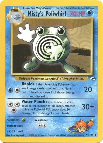Producto - Misty's Poliwhirl (53/132) [Gym Heroes Unlimited]