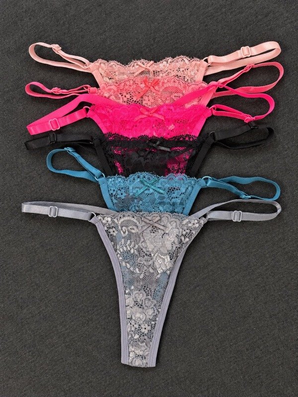 Producto - TANGA ENCAJE REGULABLE - 0