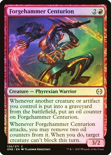 Producto - Forgehammer Centurion Foil  Phyrexia: All Will Be One