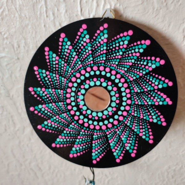 Producto - Mandala "Remolino" en puntillismo