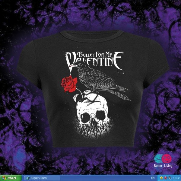 Producto - Crow - baby tee