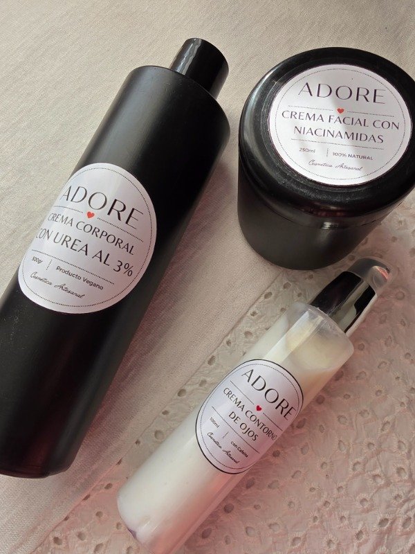 Producto - Kit Pieles Hidratadas (Contorno, Crema Facial y Corporal)