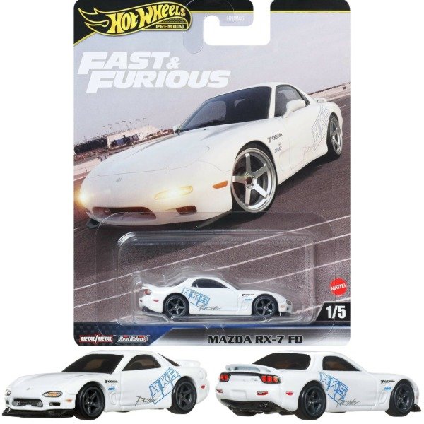 Producto - Hot Wheels Premium Fast and Furious Rapidos y Furiosos Mazda RX-7 FD