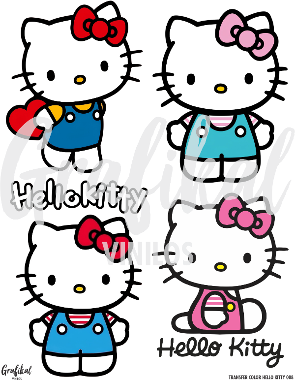 Producto - Transfer Color Hello Kitty 008