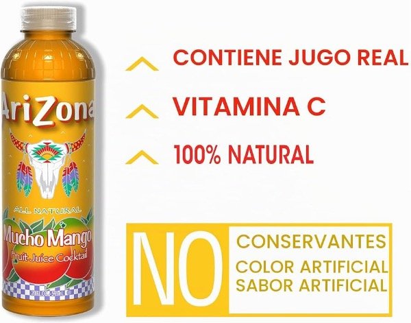 Producto - Jugo ARIZONA sabor mango - 2