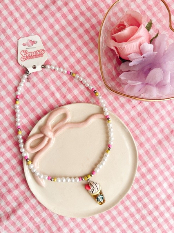 Producto - Collar Starbucks Glitter Dorado