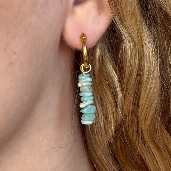 Producto - AROS CIELO AMAZONITA