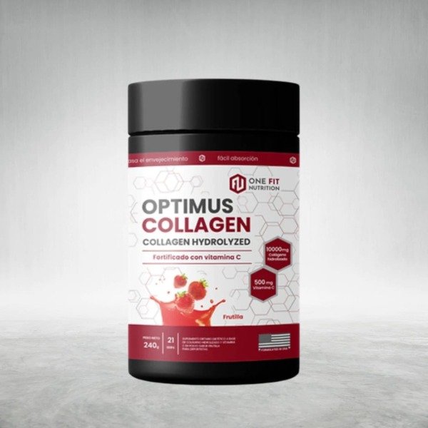 Producto - Colageno Optimus One Fit Sabor Frutilla - 240gr - 0