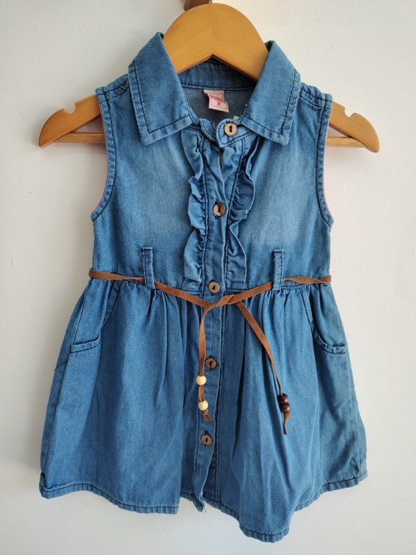 Producto - Vestido jean beba musculosa