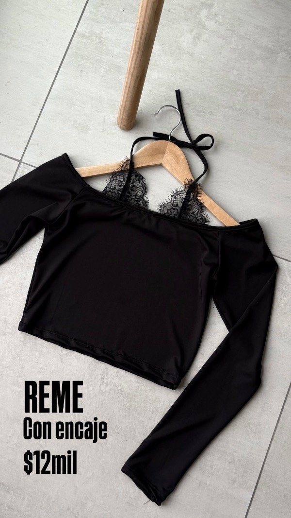 Producto - Reme con puntilla manga larga
