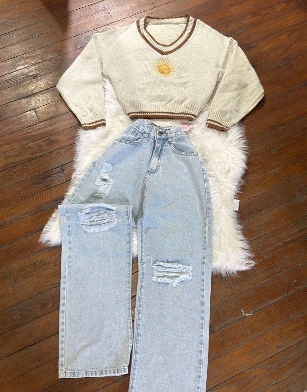 Producto - Combo Sweater+ Wideleg