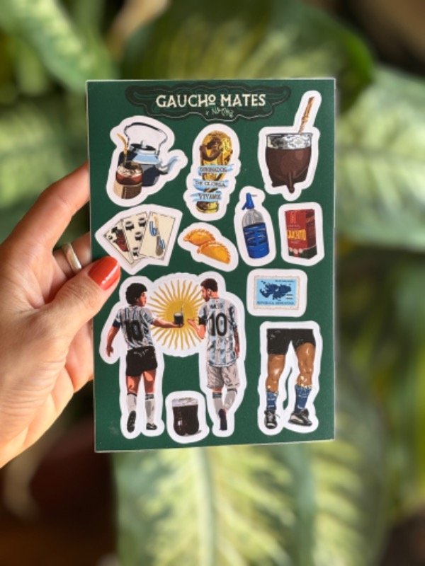 Producto - Plancha de stickers ARGENTINOS
