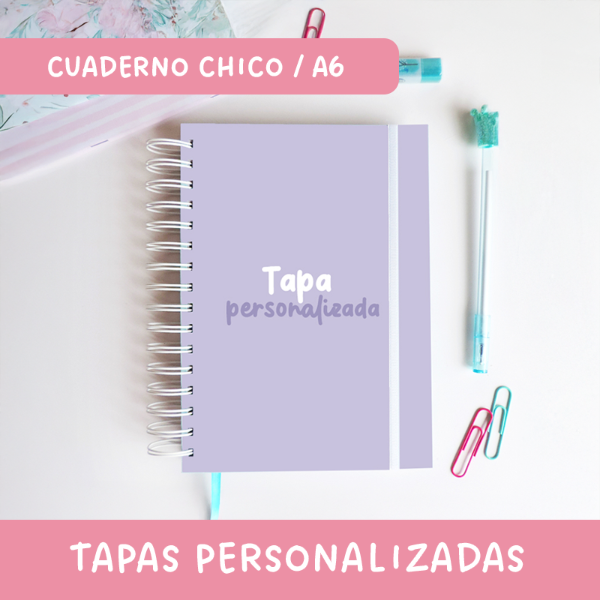 Producto - Cuaderno chico Personalizado - Tapa Dura