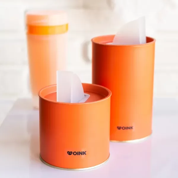 Producto - SET DE LATAS TAMBORCITO NARANJA - AZÚCAR Y YERBA