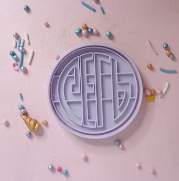 Producto - Cortante 3D con sello de gimnasia.