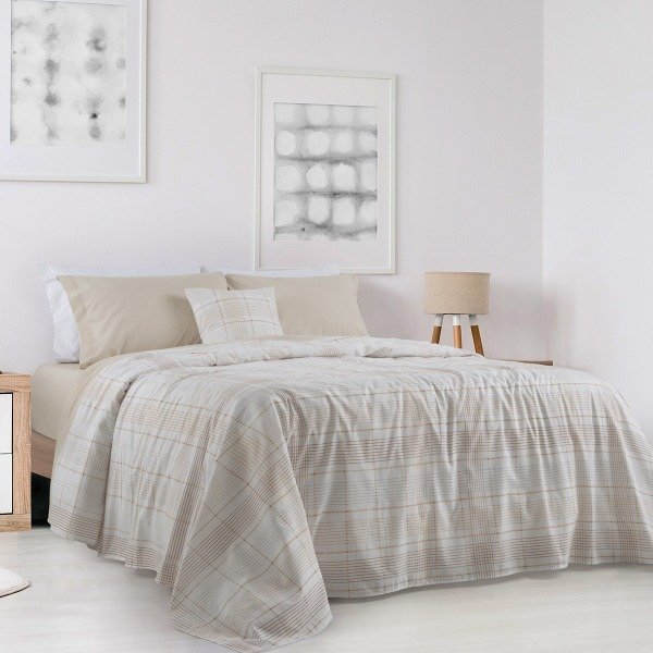 Producto - Juego de sabana Estudio Percal 144 Hilos 1 1/2 PL