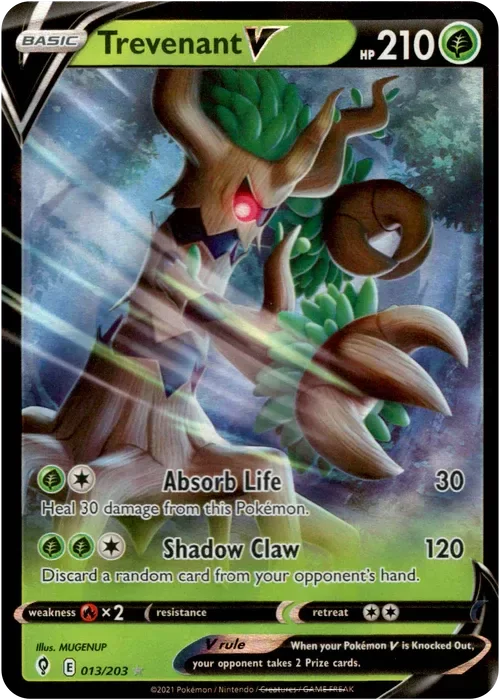 Producto - Trevenant V - 013/203 - Evolving Skies - Holo