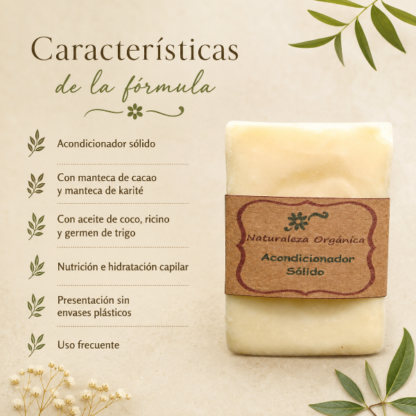 Producto - Acondicionador Sólido - Nutrición y Vitalidad para tu Cabello - 5