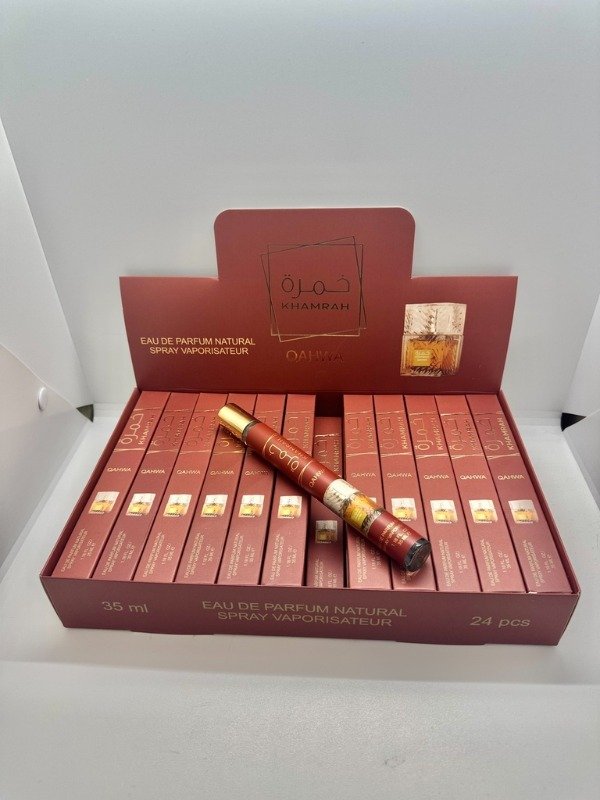 Producto - PERFUME TUBO ÁRABE KHAMRAH MARRÓN