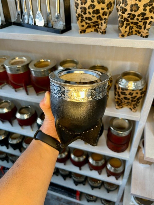 Producto - Mate Imperial Virola Lisa de Acero Color Negro