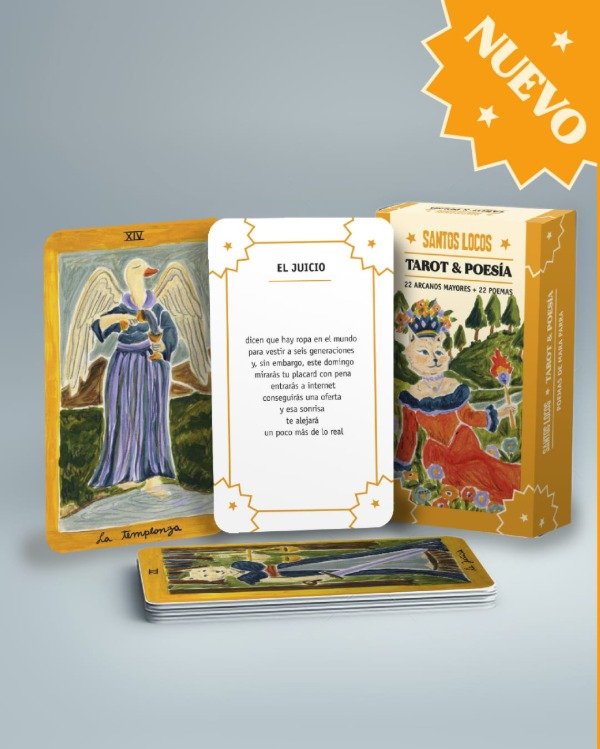 Producto - Tarot y poesía - Mazo Naranja  (Ro Martez y Mara Parra) - 2