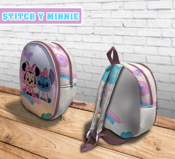 Producto - MOCHILA INFANTIL STITCH Y MINNIE