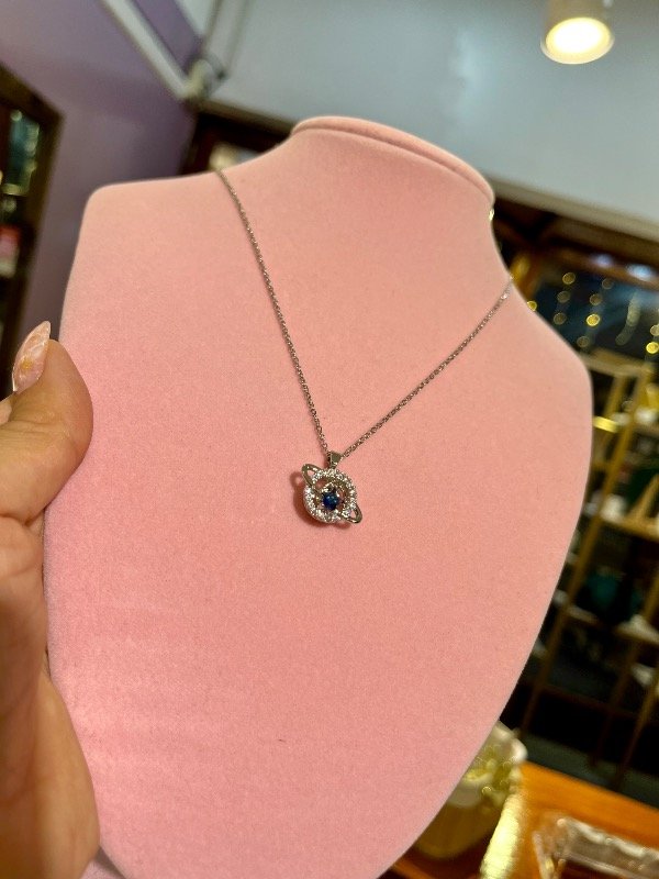 Producto - CADENA CON DIJE GIRATORIO GALAXIA ACERO