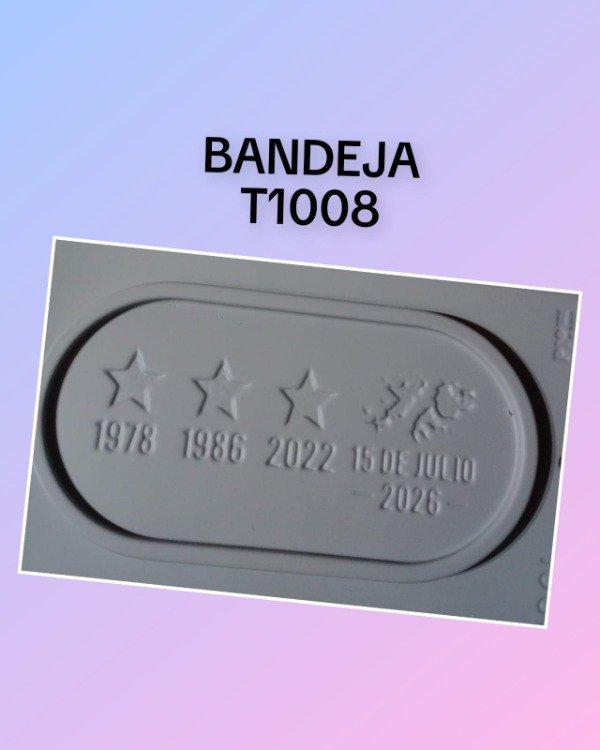 Producto - BANDEJA OVALADA MUNDIAL - TERMOFORMADA