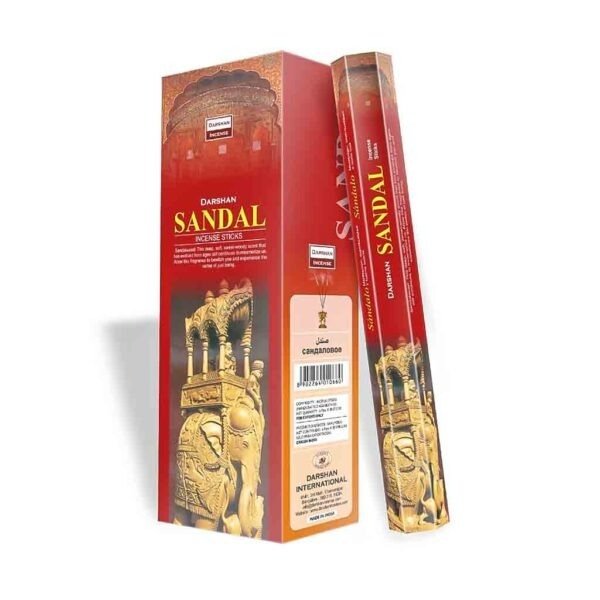 Producto - Sahumerios hexagonales Darshan sandal export x 1 unid.