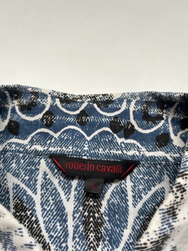 Producto - Roberto Cavalli Camisa All-Over Bandana Polka Dot Print - 6