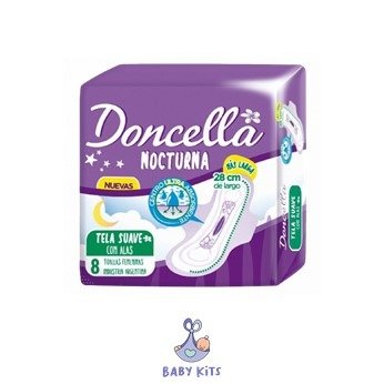 Producto - DONCELLA TOALLA NOCTURNA S/DES. C/ALAS X8U.
