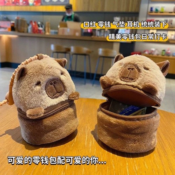 Producto - Monedero/Llavero Capybara canasto  (x12 42.000ars)