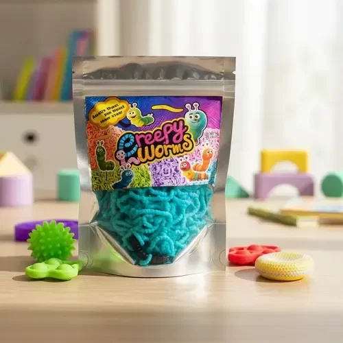 Producto - Magic Worm Gusanitos Masa Sensolrial Sobre - 0