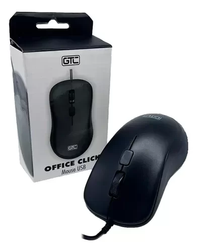 Producto - Mouse CON CABLE - Negro