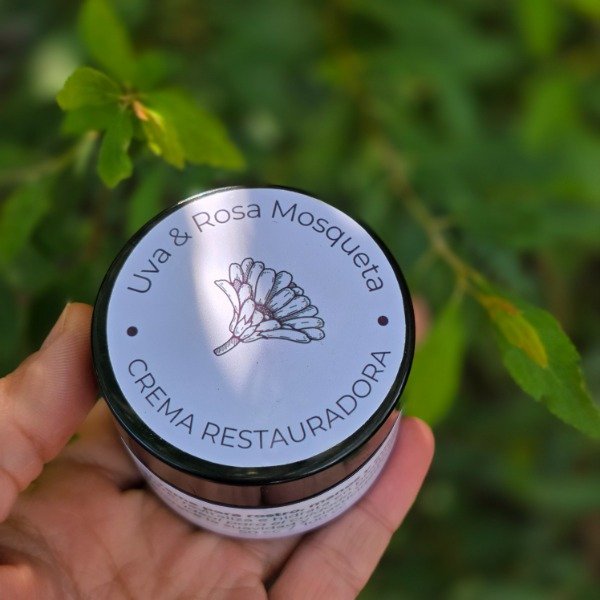 Producto - Crema Restauradora Pepitas de Uva y Rosa Mosqueta - 0