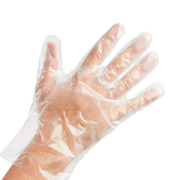 Producto - GUANTES DESCARTABLES POLIETILENO  (CRISTAL) x100Unidades